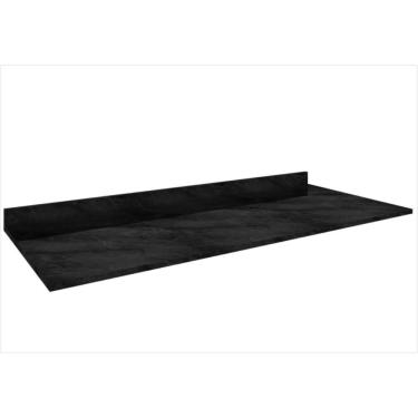 Imagem de Tampo para Balcão 120 cm cor Mármore Preto - Poquema