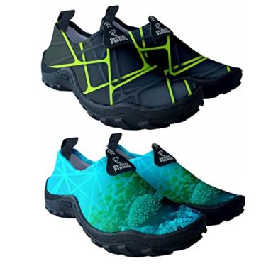 Imagem de Kit 2 Sapatilha Pesca Água Neoprene aquática Trilha rapel Náutica Pilates Dança Rapel Ciclismo (38, CROC - CORAL)