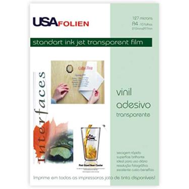 Imagem de Usa Folien 7204, Papel Fotográfico, Inkjet, A4, Vinil Adesivo, Multicor, Pacote de 10