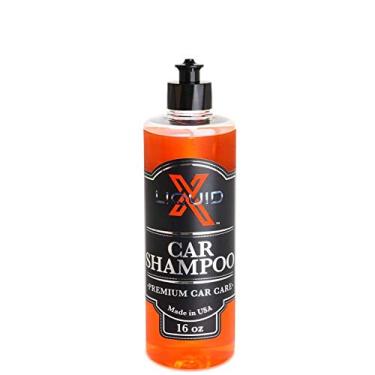 Imagem de Shampoo para carro Liquid X – Ultra Sudsy, fórmula neutra de pH para lavagem seguraLiquid X 16 oz laranja LX10400