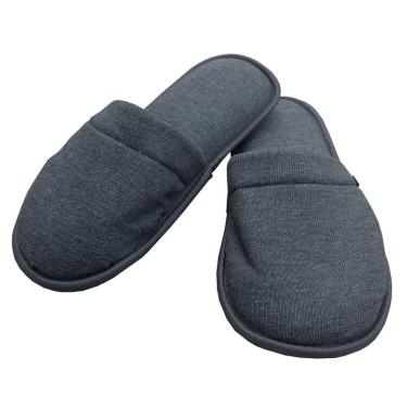 Imagem de Chinelo de Quarto Masculino Fechado Cotelê Cinza - 08.08.018