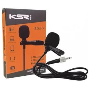 Imagem de Microfone Lapela Ksr Lt2a P2 Rosca Int Serve Karsect Lt4a