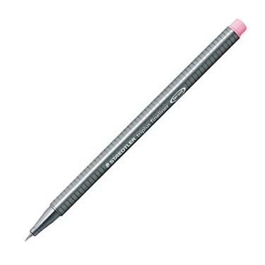 Imagem de STAEDTLER Caneta Ponta Fina Triplus Fineliner 0.3mm 1 Unidade Rosa Claro - 334-21 - Corpo Ergonômico Triangular – Ideal para Escrita e Bullet Journal