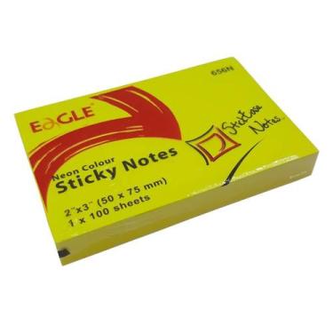 Imagem de Bloco Adesivo EAGLE 40x50mm com 100 folhas C/2 UN