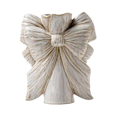 Imagem de Generic Vaso de flores de cerâmica decorativo vaso de flores arco decoração acessório floral artesanato planta recipiente de flores para estante sala de