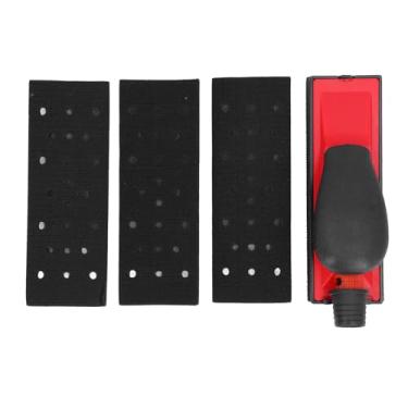 Imagem de MUNEFE Bloco de lixa, bloco de lixa manual longboard, bloco de moagem de entrada de ar ajustável para polimento automotivo e de madeira