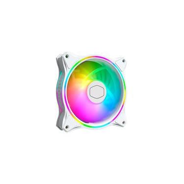 Imagem de Kit Cooler P/ Gabinete Cooler Master Masterfan MF120 Halo 3 em 1 ARGB 120MM Branco - MFL-B2DW-183PA-