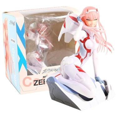 Imagem de Zero Two Darling in The FRANXX Code 002 PVC Anime Statue Model (Color: White) in Display Box