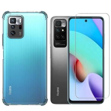 Imagem de Capa Anti Impacto + Pelicula Vidro  p Xiaomi Redmi 10 (6.5) - Inboxmob