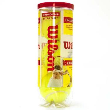 Imagem de Tubo de Bola de Tênis Wilson Championship Extra Duty com 3 Bolas