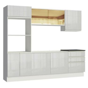 Imagem de Armário De Cozinha Completa Balcão sem Tampo E Pia Portas - MADESA