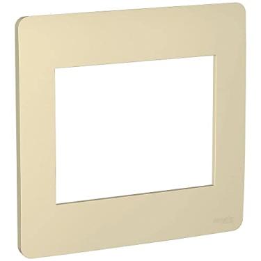 Imagem de Placa 4X4 6 Postos Horizon Gold (Dourada) Orion S730203234, Schneider Electric