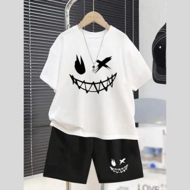 Imagem de Conjunto Infantil Masculino Estampa Sorriso Street 279 Moda Infanto Ju