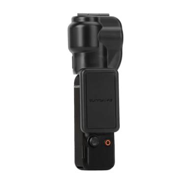 Imagem de YUULNMOP Capa protetora Gimbal e protetor de tela para DJI Osmo Pocket 3, capa protetora de tela de lente de câmera para Osmo Pocket 3, acessórios de capa protetora, cores doces (5 cores) (preto)