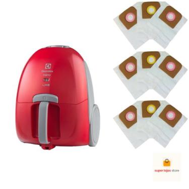 Imagem de Saco Para Aspirador de Pó Electrolux NANO Com 9 Unidades - Porto Pel