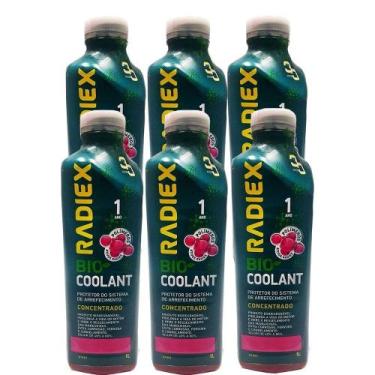 Imagem de Kit aditivo protetor radiador concentrado rosa radiex 6 litros - kit00