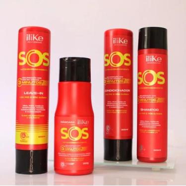 Imagem de Ilike Sos Antiemborrachamento Reconstrução 4 Produtos - Ilike Professi