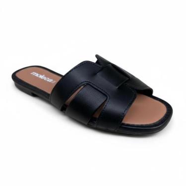 Imagem de Rasteirinha Feminina Moleca Casual E Social Conforto Elegância, Preto,