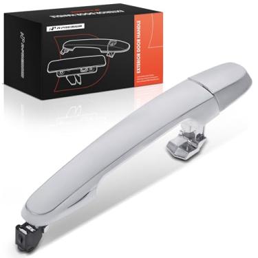 Imagem de A-Premium Maçaneta externa do lado do passageiro dianteiro direito compatível com Toyota Camry, RAV4, Corolla, Prius, Highlander, Matrix, Yaris, Solara & Scion tC, xB, xD, xA e Pontiac Vibe, prata