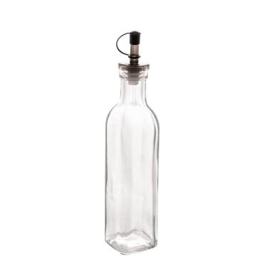 Imagem de Garrafa Para Azeite Lyor Preta De Vidro 270Ml