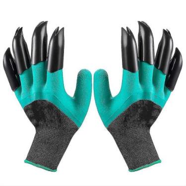 Imagem de Garfos de jardinagem luvas de escavação jardinagem imersão proteção tr