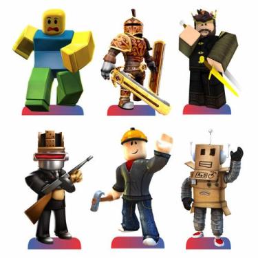 Imagem de Kit 6 Displays de Mesa 30cm MDF 3mm - Roblox - Tudu de Bom