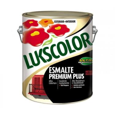 Imagem de Tinta esmalte lukscolor 3600l branco acetinado