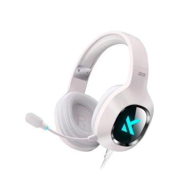 Imagem de Headset Gamer MCHOSE G9 Series, Surround 7.1, Multiplataforma, Branco 