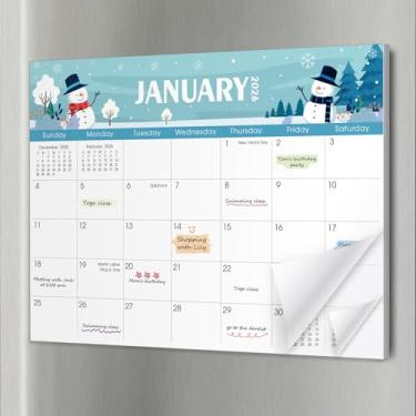 Imagem de SKYDUE Calendário magnético para geladeira, calendário de geladeira de 2026 a 2028 a 28 cm, 18 meses de novembro de 2025 a julho de 2027, com tema de férias