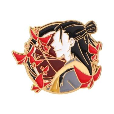 Imagem de Pins De Esmalte Do Anime Jujutsu Kaisen, Broche De Cosplay De Gojo Sat
