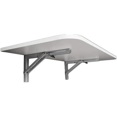 Imagem de Mesa dobrável de parede, totalmente extensível. (Branco)