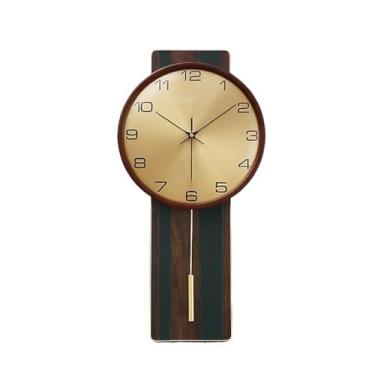 Imagem de Relógio de parede chinês moderno relógio de parede sala de estar casa relógio de quartzo de parede de escritório luz relógio de luxo relógio de alta qualidade relógio de parede para quarto (A)