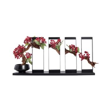 Imagem de Árvore artificial decoração casa de fazenda hotel entrada paisagismo decorações simuladas plantas florais bonsai ornamentos árvore falsa