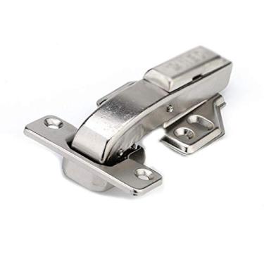 Imagem de Dobradiça hidráulica de 90 graus canto dobrável dobradiças de porta de armário ferragens para armário de cozinha doméstica com dobradiças de parafusos