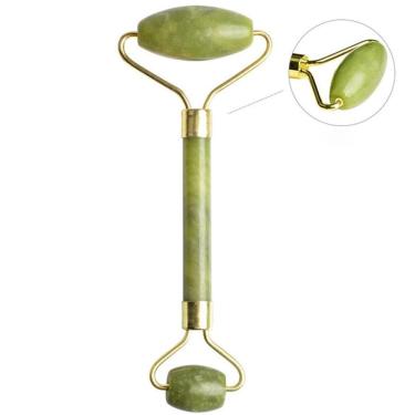 Imagem de Massageador Facial Pedra De Jade Rolo Anti Rugas