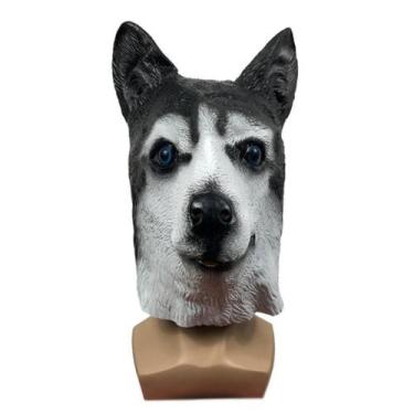 Imagem de Máscara de cosplay Huskie Latex Overhead Fantasia de Halloween - yiwei
