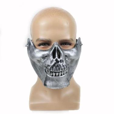 Imagem de Máscara Half Face Grimace Latex Traje de Carnaval de Halloween - yiwei