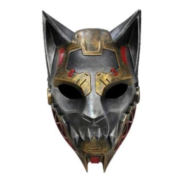 Imagem de Máscara de Cosplay Demônio Lobisomens Halloween Carnaval Páscoa - yiwe