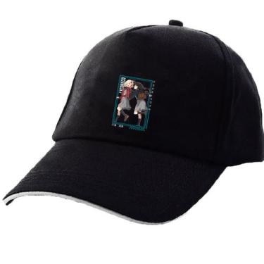 Imagem de Boné de beisebol Lycoris Recoils Anime Snapback, algodão preto - Yiwei