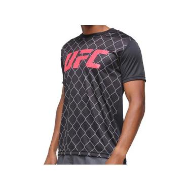 Imagem de Camiseta UFC Ring Masculina Manga Curta Preta, Preto, GG