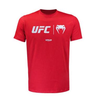 Imagem de Camiseta Masculina Ufc Venum Classic - Red/Silver, G