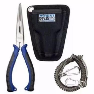 Imagem de Alicate Pesca Tool Combo Inox C/ Bainha e Cordão Marine Sports
