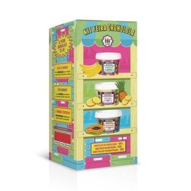 Imagem de Lola Kit Caixa Bemdita Ghee Masc Hidra 100ml + Nutri 100ml + Recons 10