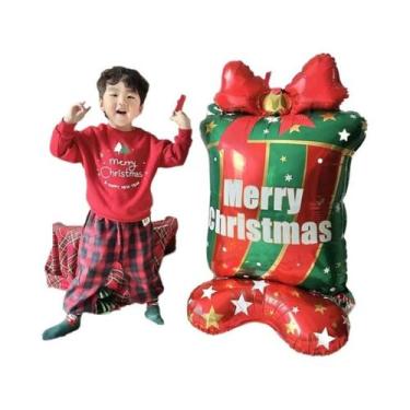Imagem de Balão Inflável Gigante Do Papai Noel Para Decoração De Natal No Jardim