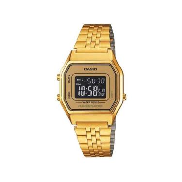 Imagem de Relógio CASIO VINTAGE feminino dourado LA680WGA-9BDF