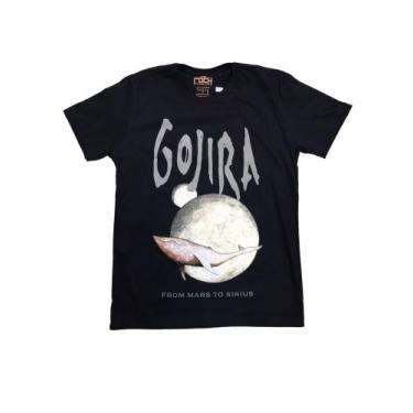 Imagem de Camiseta Gojira Blusa Banda de Rock Adulto Unissex Bo675 - Bandas, Pre