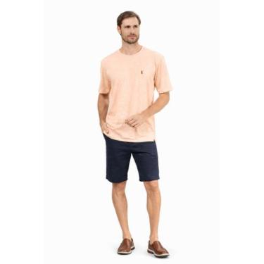 Imagem de Camiseta Plus Size Headplay Algodão e Poliéster Textura Linho  Confort