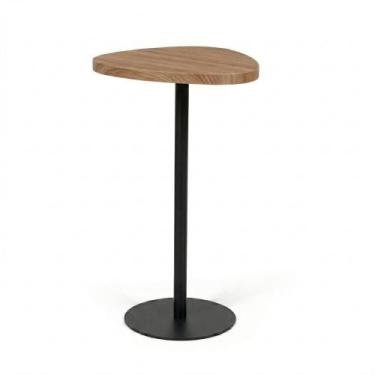 Imagem de Mesa Lateral Orgânica Média MDF - Azeviche Metais, Preto