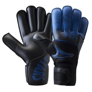 Imagem de Luva de Goleiro Three Stars Fox Palma Látex -, Preto, P