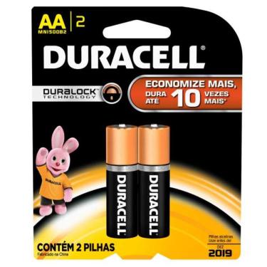 Imagem de Pilha AA com 2 Unidades Duracell